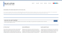 Desktop Screenshot of bluelotuskitchenandbath.com
